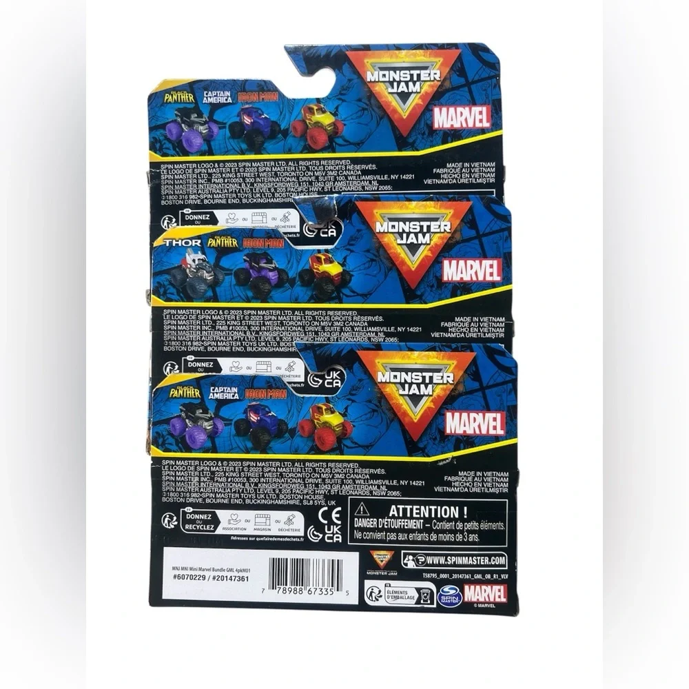 Mini Monster Truck Toy Set